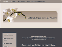 Tablet Screenshot of cabinetpsychologie.com